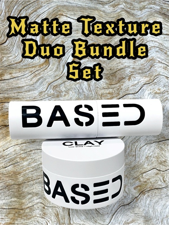 BASED BODYWORKS Other - BASED Matte Texture Duo Hair Clay + Powder Volumizing Matte Hold Set NIB